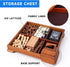 GSE Games & Sports Expert Wooden 7-in-1 Board Game Set - Chess, Checkers, Backgammon, and More