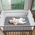 2 Pack 38X 24 Biloban Mini Crib Sheets Fitted, Mini Crib Sheet Fits for Mini Crib Mattress, Neutral Mini Crib Sheets