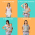 3in1 100% Baby Trend Caleo Newborn Carrier, Snuggle Grey Cotton, Machine Washable, Lumbar Support & Builtin Sun Hood