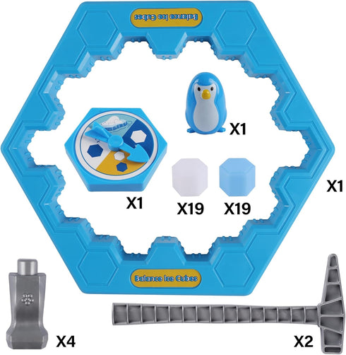 DR.DUDU Save Penguin Break Ice Board Game for Kids 4-8 - Ice Breaker Family Funny Table Game, Ice Block Puzzle Toy
