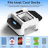 VXXCK 1-2 Automatic Card Shuffler for Decks Dual Motor Not Stuck Card Automatic Sensing Function Rechargeable Card