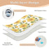 siphylline Summer 52" 34" Minimalist Sunflower Floral Extra Large Resuable Changing Pad Covers Soft Absorbent Diaper