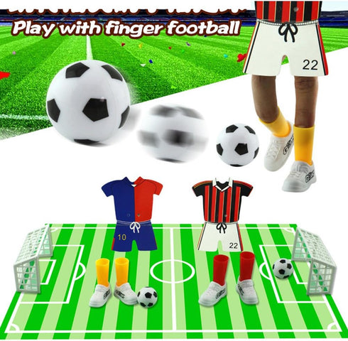 Finger Football Game Sets, Funny Family Party Finger Soccer Game with Two Goals