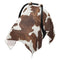 Dalzium Brown and White Cow Print Car Seat Cover Baby, Carseat Canopy Cover