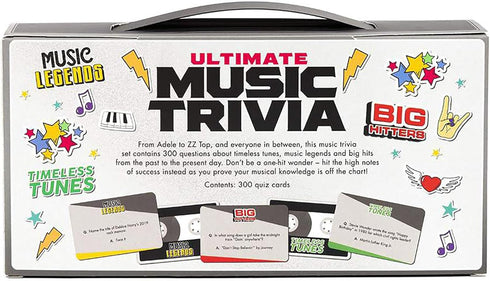 Professor PUZZLE Ultimate Music Trivia - 300 Quiz Questions for Music Lovers