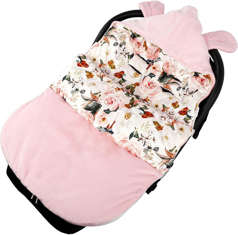 DILIMI Baby Car Seat Cover Winter, Warm & Cozy Baby Bunting Bag,