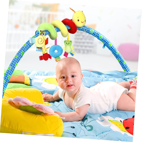 Car Seat Toys, Toys for Car Seat Crib Mobile Bed Around Rattle Bell Cartoon Insect Stroller Hanging Stuffed Wrap Spiral