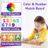 3 4 5 Magnetic Color and Number Maze, Montessori Toys for Year Old, Wooden Magnet Balls Puzzles,Learning Educational