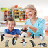 SCAHOW 11PCS Set Penguin Toys, Plastic Arctic Animal Penguin Figures for Kids, Realistic Polar Animals Penguin