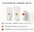 Pack 4 Esembly Overnighters Organic Cotton Cloth Diaper Booster Inserts with Stay-Dry Fleece Reusable Nighttime