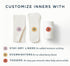 200 (2-Pack 100-Liner Esembly Tossers Disposable Bamboo from Viscose Diaper Liners for Cloth Diapers Earth-Friendly