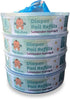 Generic Diaper Pail Refill Bags Compatible with Diaper Genie Essentials 4 Pack, Odor