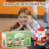 Christmas Building Blocks Sets 4 in 1, Compatible for Lego Micro Blocks, Holiday Present for Kids