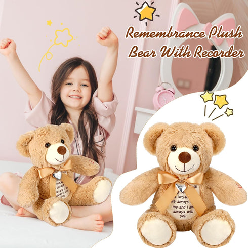 Graduation Gifts 12 Inch Bear Stuffed Animal with Voice Recorder Set