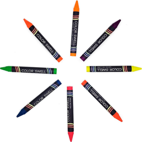 Packs 36 (288 Packs Color Swell Neon Bulk Crayons - Boxes total crayon) of Teacher Quality Durable Classroom for Kids