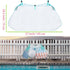 Pool Floats Storage Bag, Foldable Mesh Organizer for Balls, Inflatable Toys, and Pool Accessories, Green