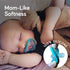 0-3 100% 4pk,Pink/Grey Nanobebe Baby Pacifiers Month - Orthodontic, Curves Comfortably with Face Contour, Award Winning