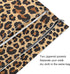 Gravopti Set 2, Brown Leopard Print Wet Dry Bags of Reusable Waterproof Organizer with Zipper Pockets for Baby Diapers