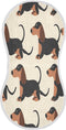 YETTASBIN Dachshund Dog Muslin Baby Burp Cloth, Super Soft Absorbent Cotton Burp Rag