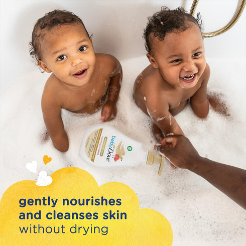 Dove Baby Body Wash & Lotion for Melanin-Rich Skin Care Hypoallergenic, Suitable for Newborns