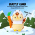 Clip-On Plush (Polar Pete) - 5.5 Inch Soft Plush with Secure Clip, Collectible Stuffed Animal for Backpacks and Luggage