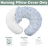 Summer Blue Seashells Baby Nursing Pillow Covers for Boy Girl Boho Beach Conch Nursery Feeding Pillowcase