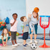 Toddler & Little Kids Basketball - 5" Mini Inflatable Balls for Indoor Outdoor Play