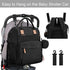 Yeerovan Backpack Mommy Backpack (3037-Black) Baby Diaper Bag with Changing Station Travel Bags Boys Girls