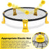 Funeslaball Roundnet Game Set with 3 Balls Kit and Carrying Bag, Beach Lawn Ball Game for Adults and Family, Indoor