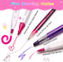 Set 48 4-6-8, Set 4 5 6 7 8 9 beefunni Unicorn Washable Markers pcs with Glitte Pencil Case, Art Supplies for Kids Ages