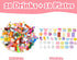 150Pcs Miniature Food Drinks Bottles Dollhouse Accessories 1:12 Mini Toy Set for Pretend Kitchen Play