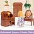 Dollhouse Furniture Set for Kids - Miniature Doll House Accessories for Pretend Play for Boys & Girls