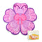 Pink Butterfly Baby Bath Pad - Soft Non-Slip Bathtub Mat for Newborns
