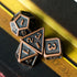 UDIXI 10mm Mini Metal DND Dice Set, 7-Die Small Portable Polyhedral RPG Dice for Dungeons and Dragons (Copper)