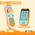 JOYIN Smartphone Toys for Baby, Remote Control Baby Phone with Music, Learning Toy for Infants and Kids