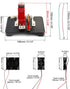 QWORK Electric Motor DC Motors Model, DIY Simple Project Assemble Kit for School Students and Labs