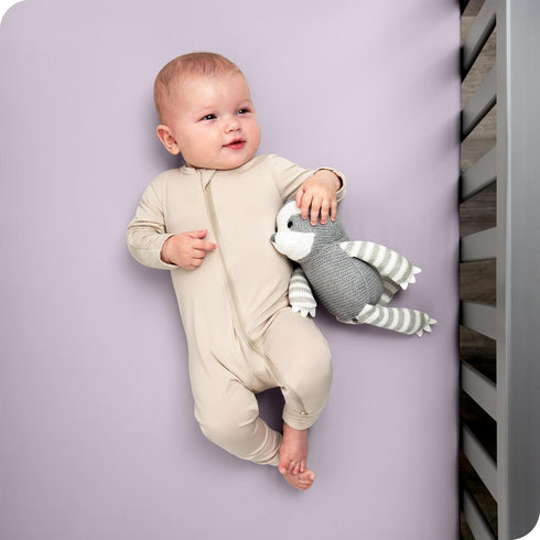 2-Pack 1800 Bare Home Fitted Crib Sheets - Premium Ultra-Soft Microfiber - Breathable - Baby Sheet - for Boys & Girls