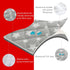 2 Pack, 52" 28" 8", Crib Mattress Protector Waterproof Quilted Crib Mattress Pad Cover x Extra Soft Breathable Toddler