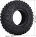4Pcs 85mm Soft Rubber Terrain Wheel Tires Set for 1/10 RC Crawler Car Axial AX90069 D90 TF2 Tamiya CC01