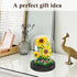 Sunflower Flower Bouquet Set, Mini Bricks Botanical Collection Flowers, Assembly Bonsai Tree Friends Sets, Gift for