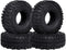 4PCS 1.9 Crawler Tires, Outer Diameter 114mm with Foam Inserts for 1/10 RC Rock Crawler Axial SCX10 SCX10 III