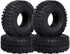 4PCS 1.9 Crawler Tires, Outer Diameter 114mm with Foam Inserts for 1/10 RC Rock Crawler Axial SCX10 SCX10 III