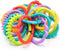 24 Pack Colorful Baby Teether Rings Links Toys for Rattle Strollers Car Seat Travel - Suitable for Baby, Infant,