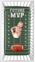 Sweet Jojo Designs Fitted Baby Crib Sheets (Football Sports) for Boys, Infant