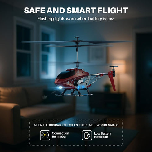 S107H-E 8-12 2 SYMA RC Helicopter for Kids and Beginners, Remote Control Helicopter with Altitude Hold, Speed Modes