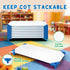 23" 52" 10 Pack Comfyanno Cot Sheets for Daycare Standard Size - Fits x Cot, Bulk, Daycare Essentials, Soft
