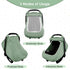 Summer Hooyax Muslin Car Seat Covers for Babies, Baby Car Seat Cover for Boys Girls with Breathable Window, Lightweight