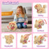 YH YUHUNG Walking Dog Toy for Kids - Remote Control Puppy that Walks, Barks, Feeds, Interactive Stuffed Dog