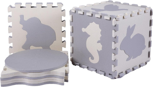 Kids25Pcs FenceAnimal-CSH039 Foam Play Mat for Square Interlocking Puzzle Floor MatBaby Play Mat Floor Mat Foam Puzzle