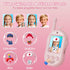 Trigowalt 2 Pack 2 3-12(Pink) Video Walkie Talkies for Kids Toys - Rechargeable Walkie Talkie with Camera